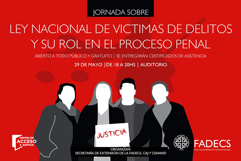 JORNADA SOBRE LEY NACIONAL DE VICTIMAS DE DELITOS